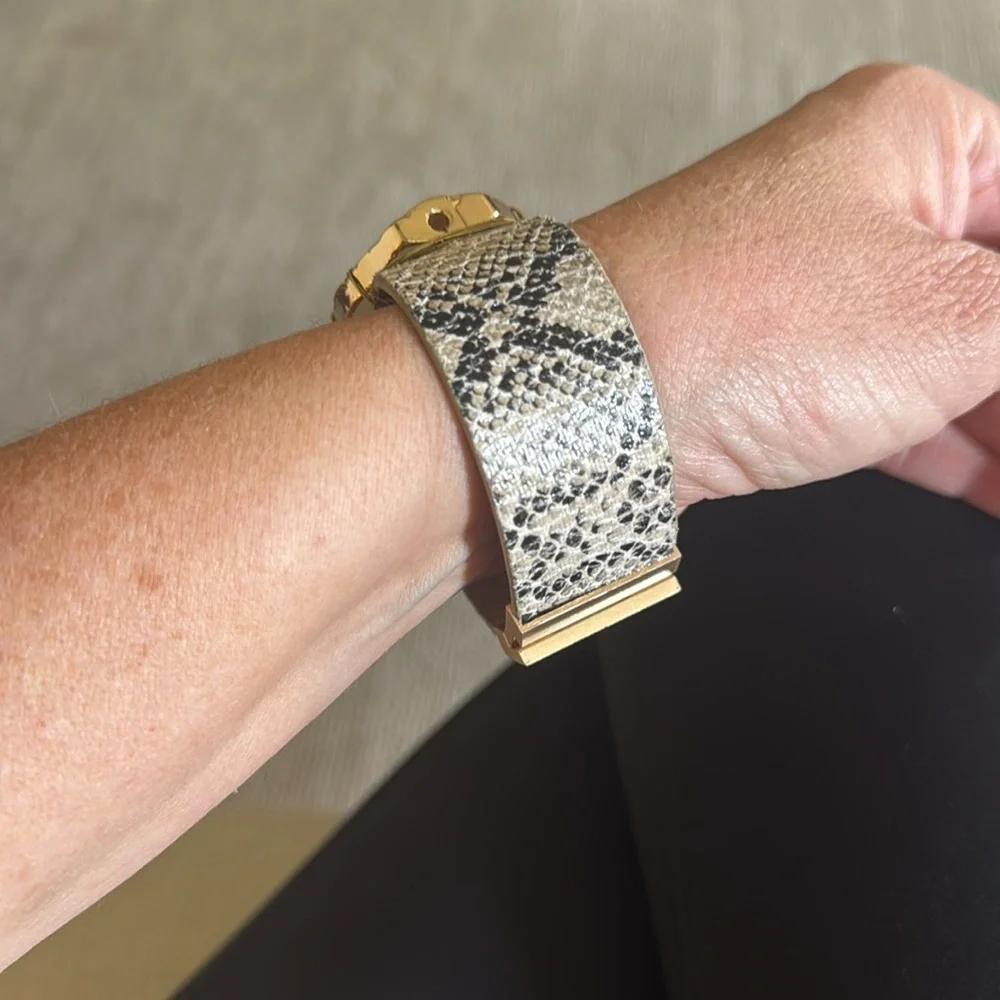 Gold and Silver Wearable stone Bracelet
